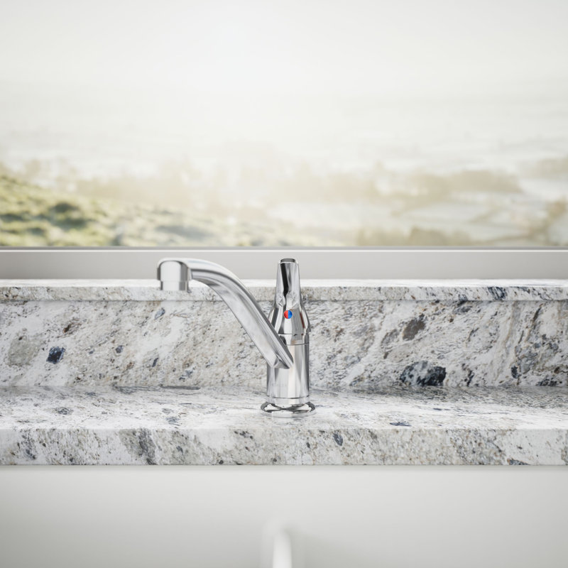 Single Handle Kitchen Faucet, Polished Chrome