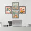 «Christmas Decor Season Snowman Tree Squirrel», impression sur papier 4 pièces-97770453-97770454