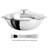 Cristel Casteline Stainless Steel Wok with Lid-516390760