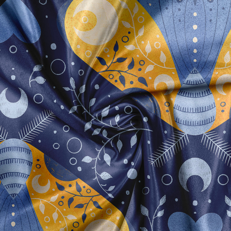 Freshour Polyester Semi Sheer Curtain Pair