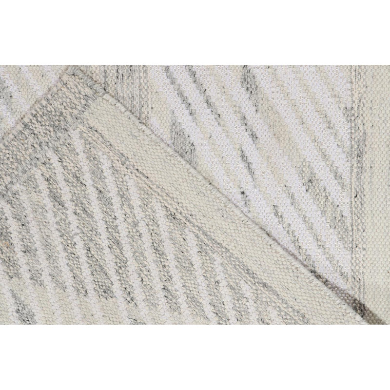 Scandinavian Wool Geometric Area Rug, Rectangle 13' x 19'