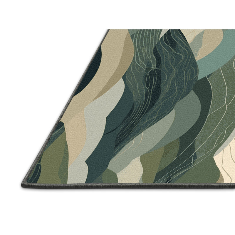 Velvet Peaks Rug, Rectangle 4' x 6'