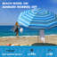 Parasol de plage inclinable 84 po-1981915265