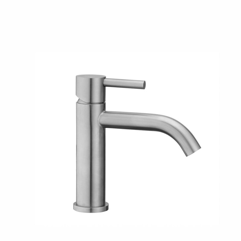Steel Single Hole Bathroom Faucet