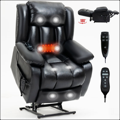 Dual Motor Infinite Position Up to 350 LBS Electric Medium size Genuine Leather