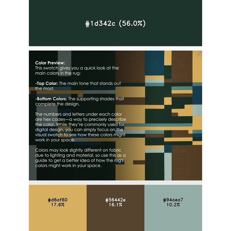 Plains In Pixels Rug, Rectangle 2' x 3'