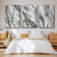 «Abstract Ink Fantasy I», ensemble de 3 toiles encadrées-97760304-97760302