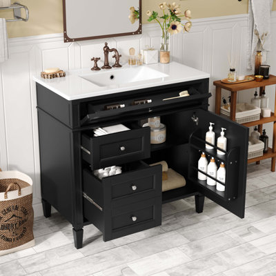 Meuble-lavabo 36 po avec lavabo supérieur