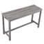 Ensemble de table de bar avec prise électrique, ensemble table et chaises 4 pièces, ensemble table et chaises de petit-déjeuner de style industriel