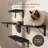 Floating Wall Shelves Set Of 4 - Rustic Wood Wall Mounted Shelves For Living Room, Bedroom, Kitchen, Bathroom - Stylish Storage Solution For Books, Decor, And Display-91317139