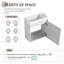 Meuble-lavabo simple avec plateau 20,17 po Juretta