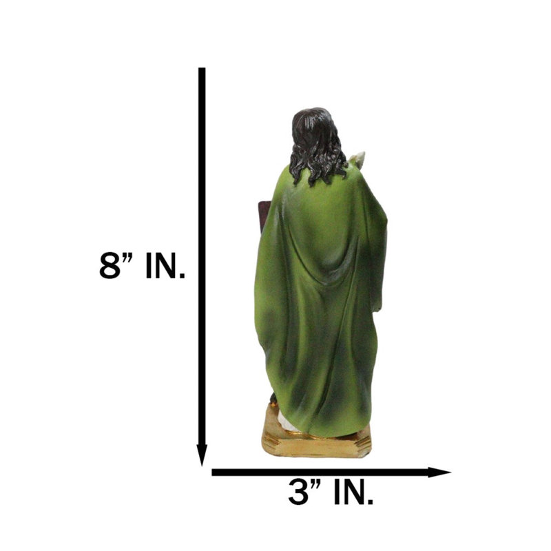 Figurine évangéliste chrétien avec Jésus