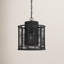 Luminaire suspendu tambour 1 lumière Aretha Karlie-172102253