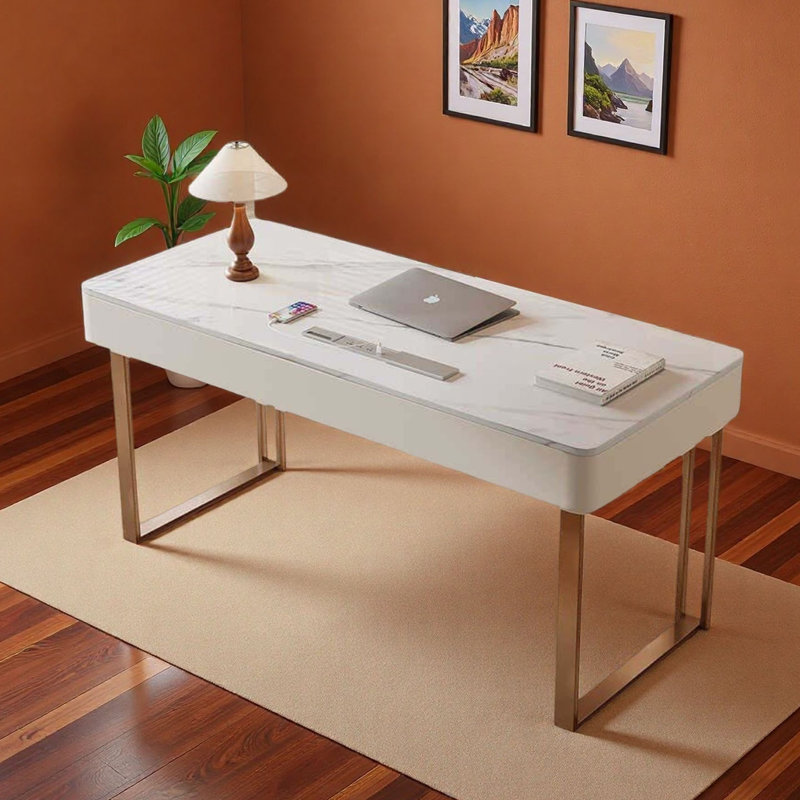 Boothby, 29.5" H x 63" W x 23.6" D, Gray/White/Gold