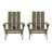 Willmot Acacia Foldable Outdoor Adirondack Chair-71041793