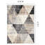 Asimina Neutral Geometric Cream/Brown/Black Indoor Area Rug-1008241057