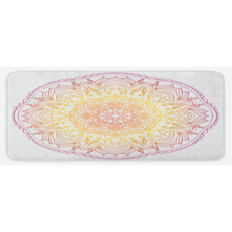 Eclectic Synthetic Kitchen Mat