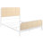 Open Cane Webbing Metal Bed