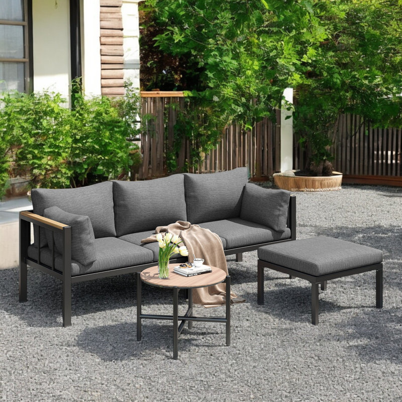 Grey  Garden Furniture Set