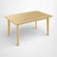 Ensemble de salle à manger 5 pièces, table de salle à manger rectangulaire, bois, chaises d'appoint rembourrées, traditionnel, salle à manger-1917464617