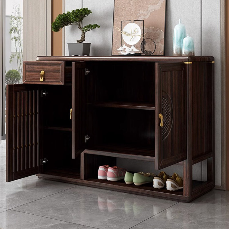 Classic and unique design storage shoe cabinet
