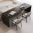 Black Rectangular Solid Wood Writing desk-216533912