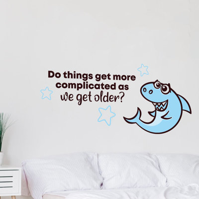 Décalcomanie murale requin get older