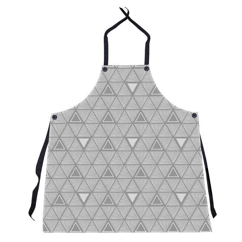 Patricia Geoffrey Bib Apron, Gray