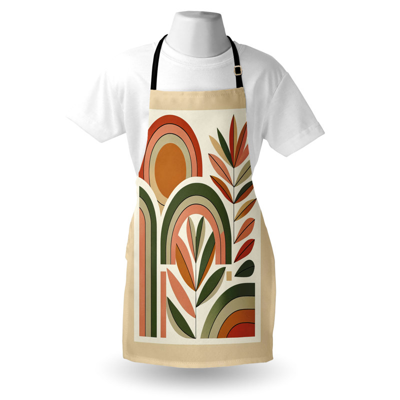 Geometric Bib Apron