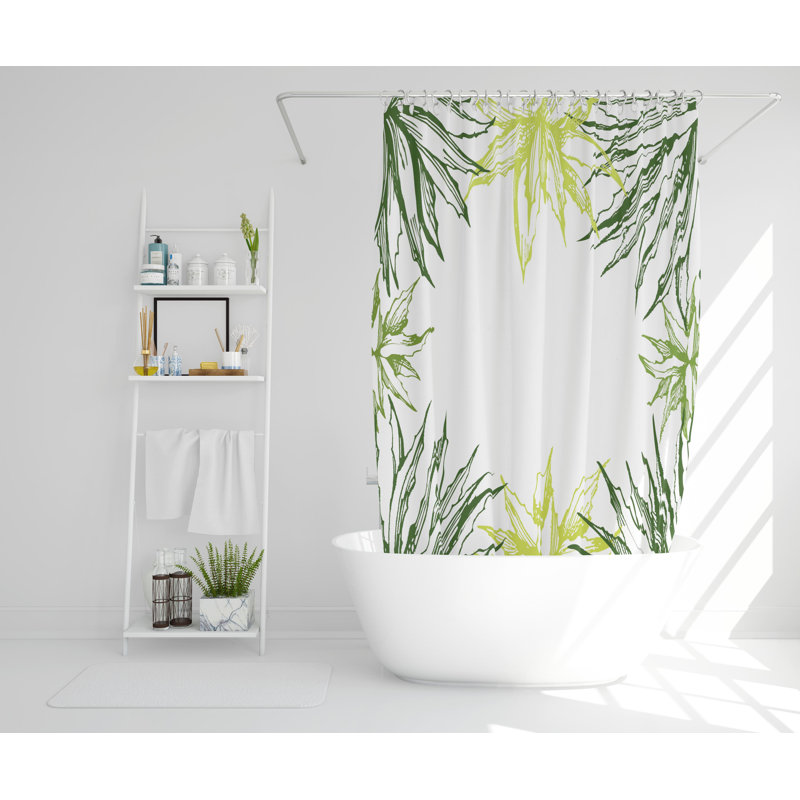 Sackman Polyester Shower Curtain Set, 177cm H x 177cm W