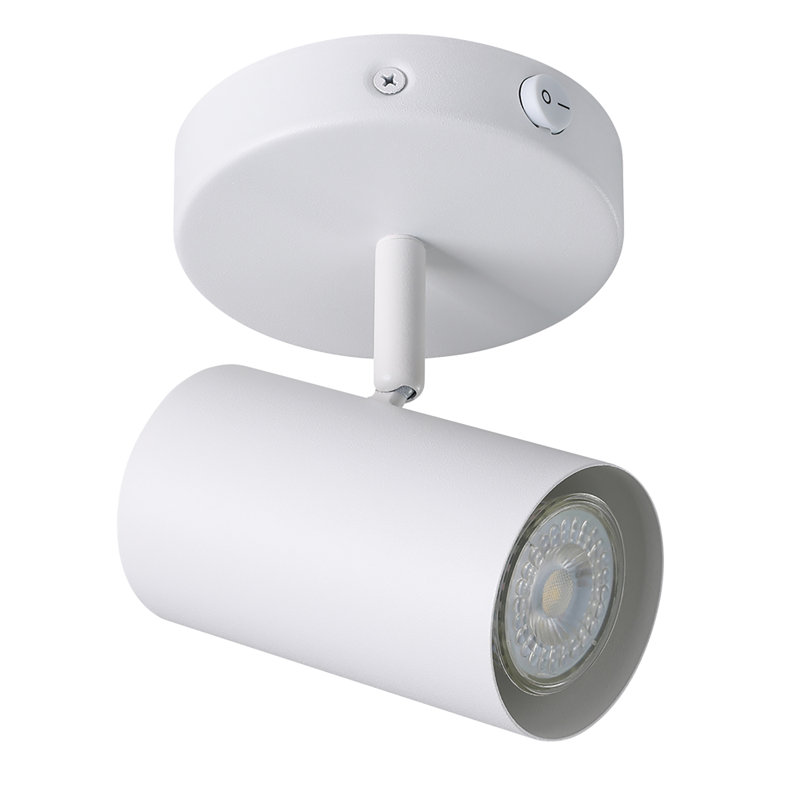 Ensemble de rail d'éclairage 1 lumière 4,52 "Northpoint, Blanc