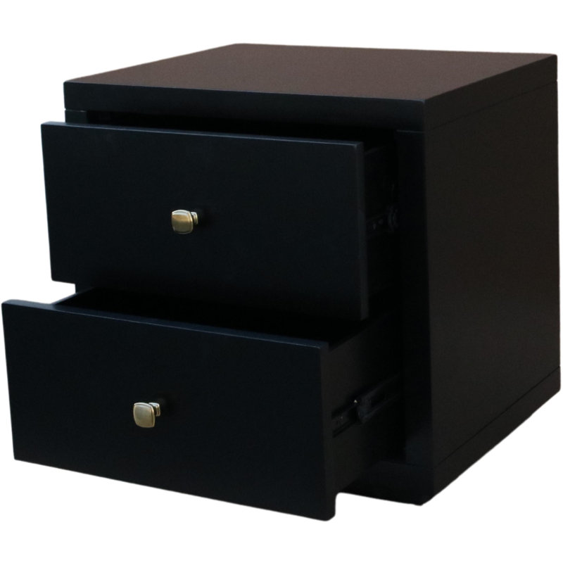 Trent Platform 3-Piece Bedroom Set, Black, King