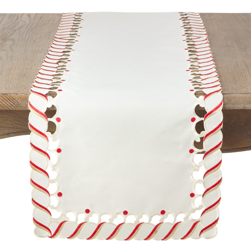 Chemin de table de Noël Christmas Cane, L 72 po x l 16 po