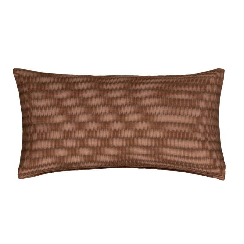 Coussin décoratif Brushstroke Clay, Polyester, 21" x 12"