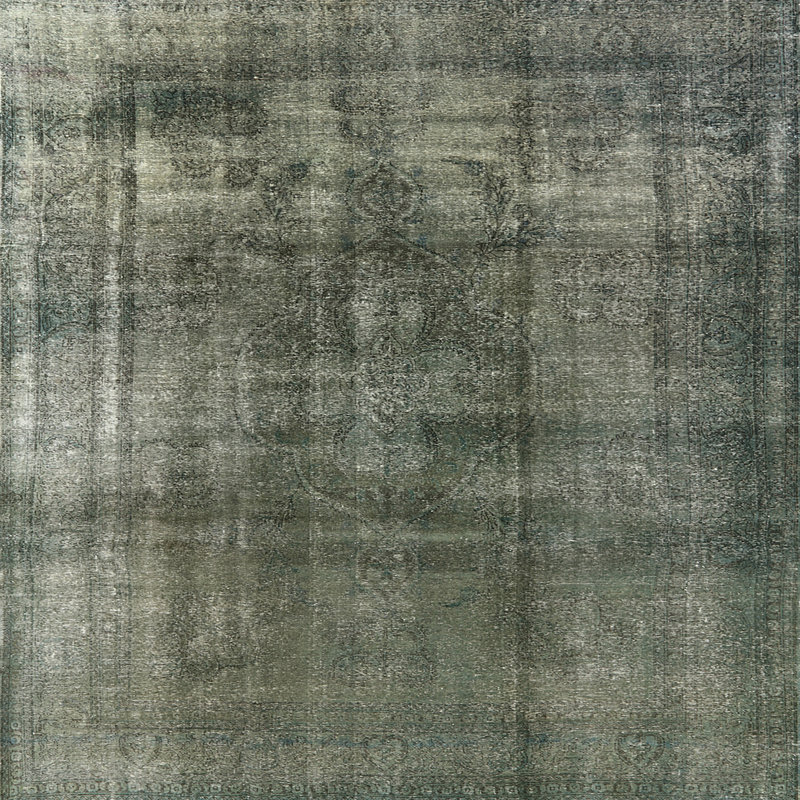 Tapis oriental gris, Carré 6 pi