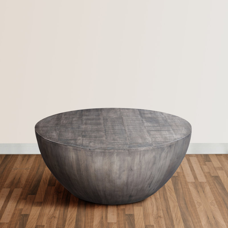 Freddick Single Drum Shape Coffee Table