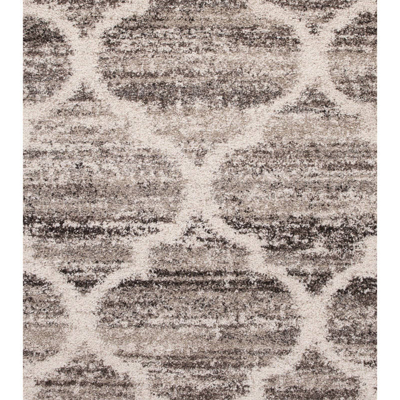 / Tissu brun clair / brun clair / brun 5x8 Trellis