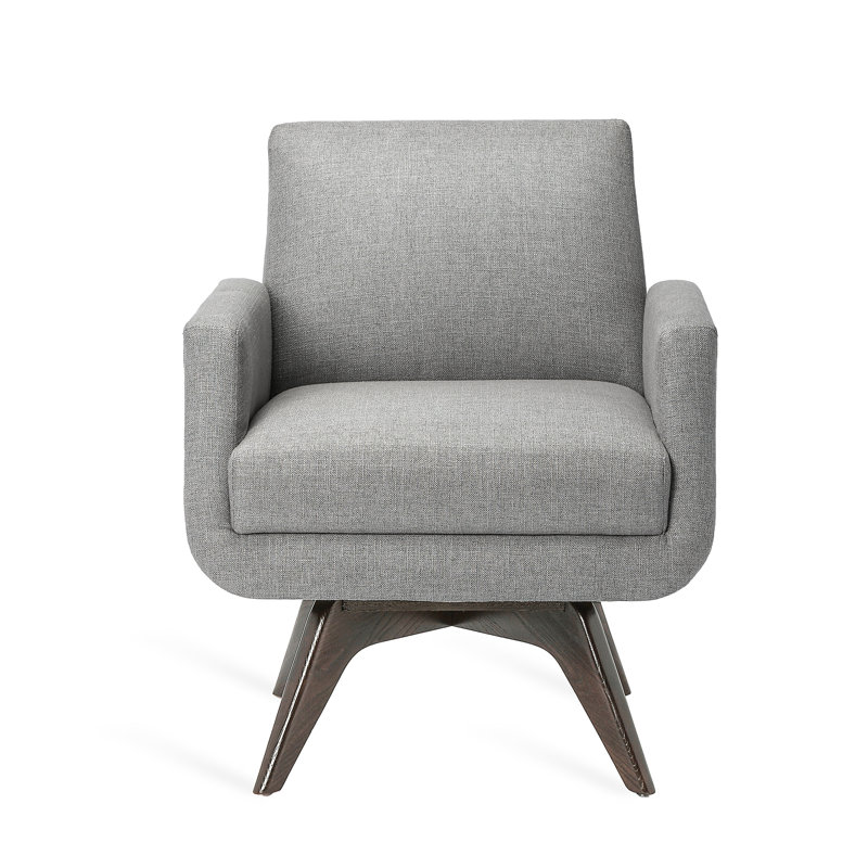 Landon Armchair, Pure Gray 100% Polyester, Vintage Gray