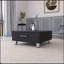 Table basse Myers, quatre pieds, un tiroir