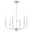 Lustre traditionnel de style bougie à 6 lumières-386177960