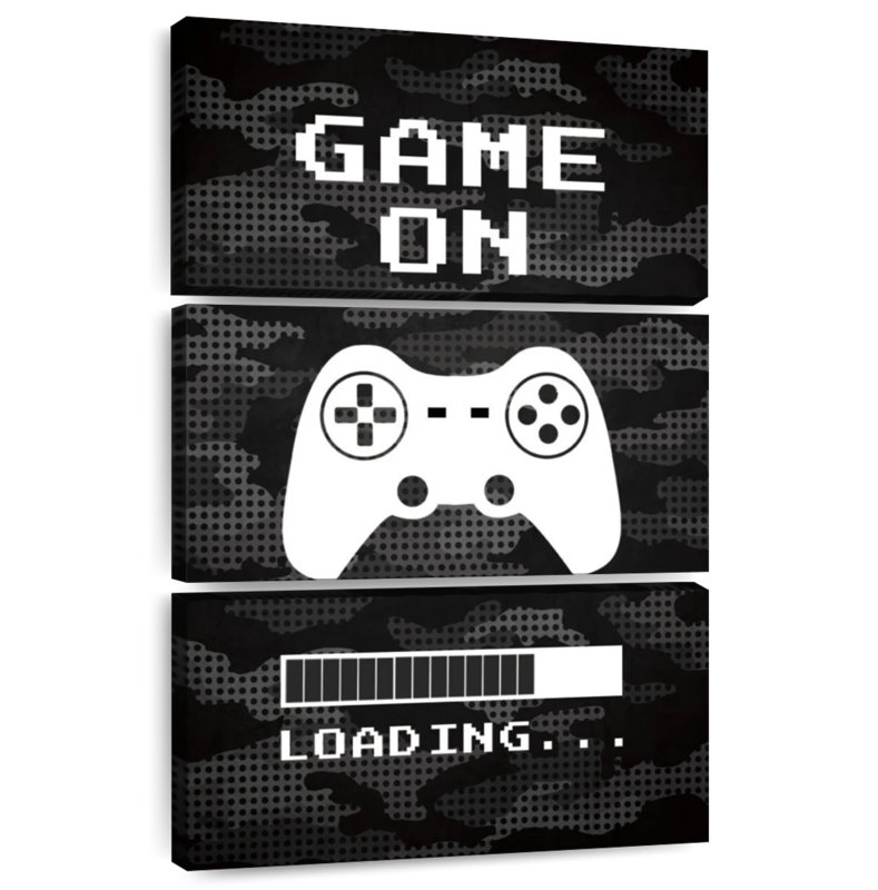 Game On Loading, 45" H x 28" W
