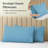 Luxclub 4 PC Denim Queen Silky Soft Cooling Extra Deep Pocket Performance Sheet Set-124811069-123418286