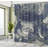 Abstract Shower Curtain with Hooks Included-900211474-900211518
