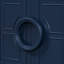 Armoire de rangement française en bleu marine - Quatre portes et détails de buffet à quatre portes pour les espaces de vie