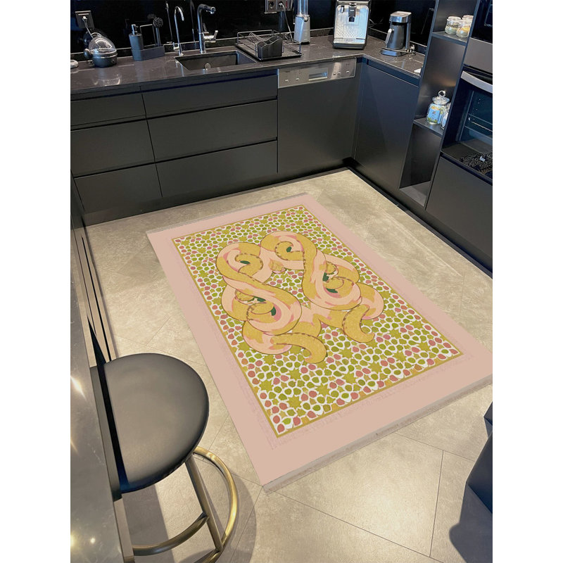 Tapis décoratif moderne Rio, Tapis de couloir 2 pi 5,53 po x 4 pi 11,06 po