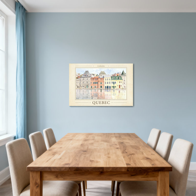 Paysages pittoresques et paysages urbains de Québec, H 12 po x l 18 po