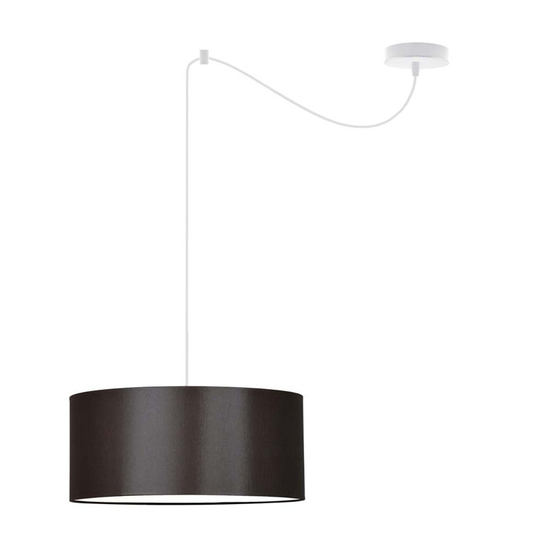 Gejuan 1 - Light Novelty Pendant, Espresso/White