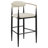 Amen Fabric Upholstered Bar Chair Beige-1624050182-1677348529