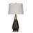 Transitional 1 Light Dark Walnut Table Lamp
