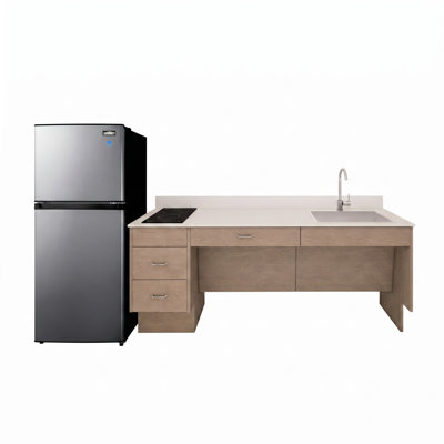 8'4" Wide Barrier-Free Turnkey Kitchen, ADA Compliant